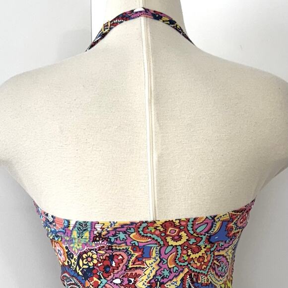 Bleu Rod Beattie 2Pc Twisted Tankini Swim Top and Bottom Multicolor Paisley 6 - Picture 8 of 11